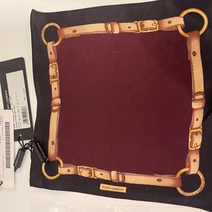 Dolce Gabbana unisex Handkerchief 💯 silk!